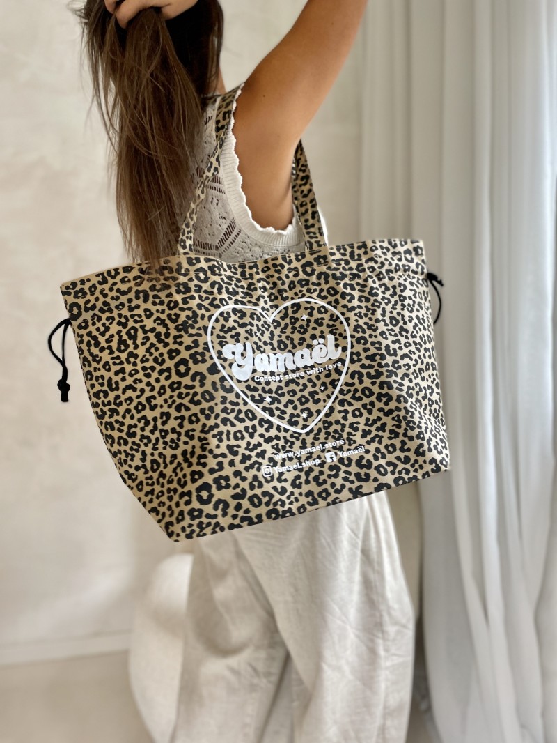 SAC NICE Léopard - L (58x24x35cm)