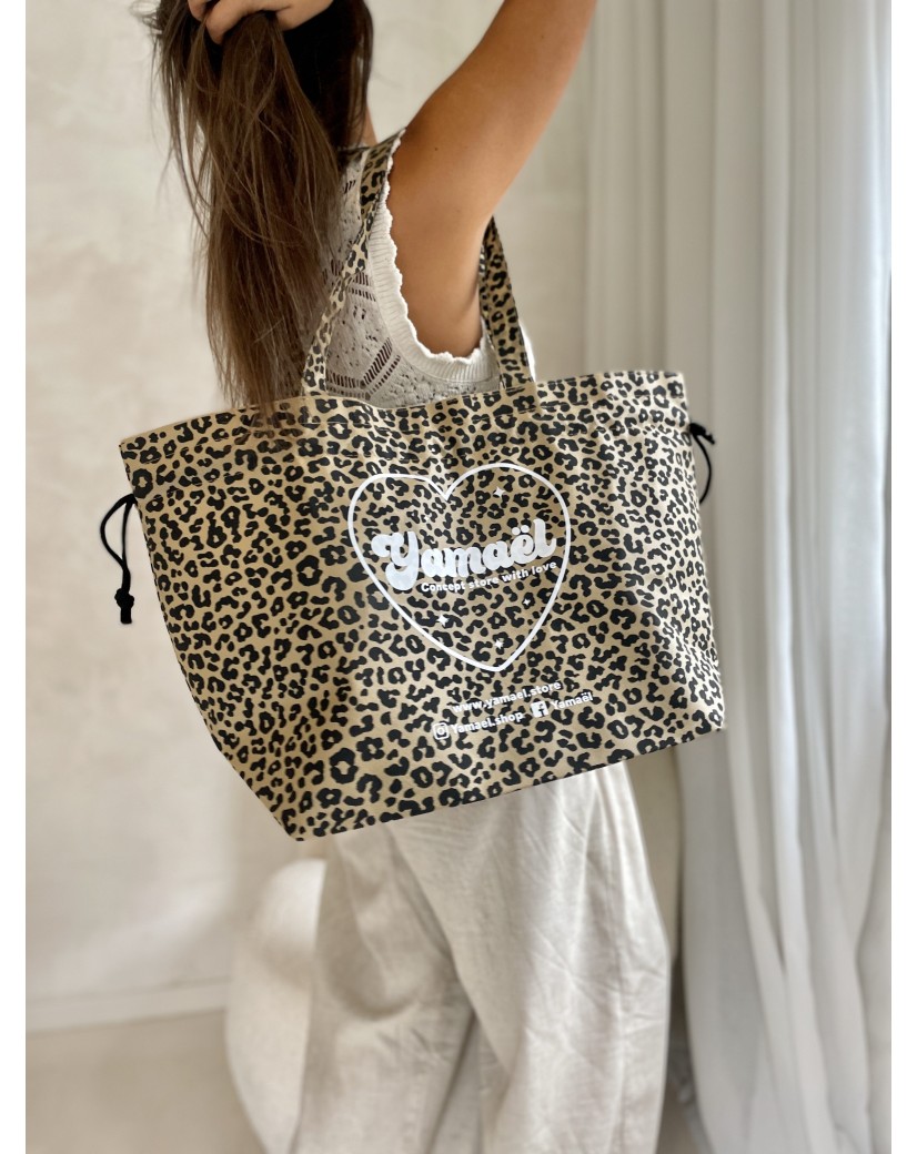 SAC NICE Léopard - L (58x24x35cm)