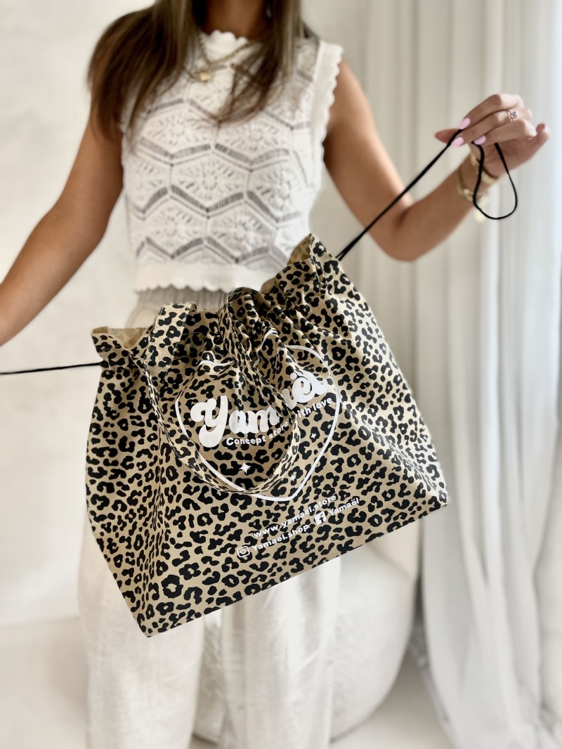SAC NICE Léopard - L (58x24x35cm)