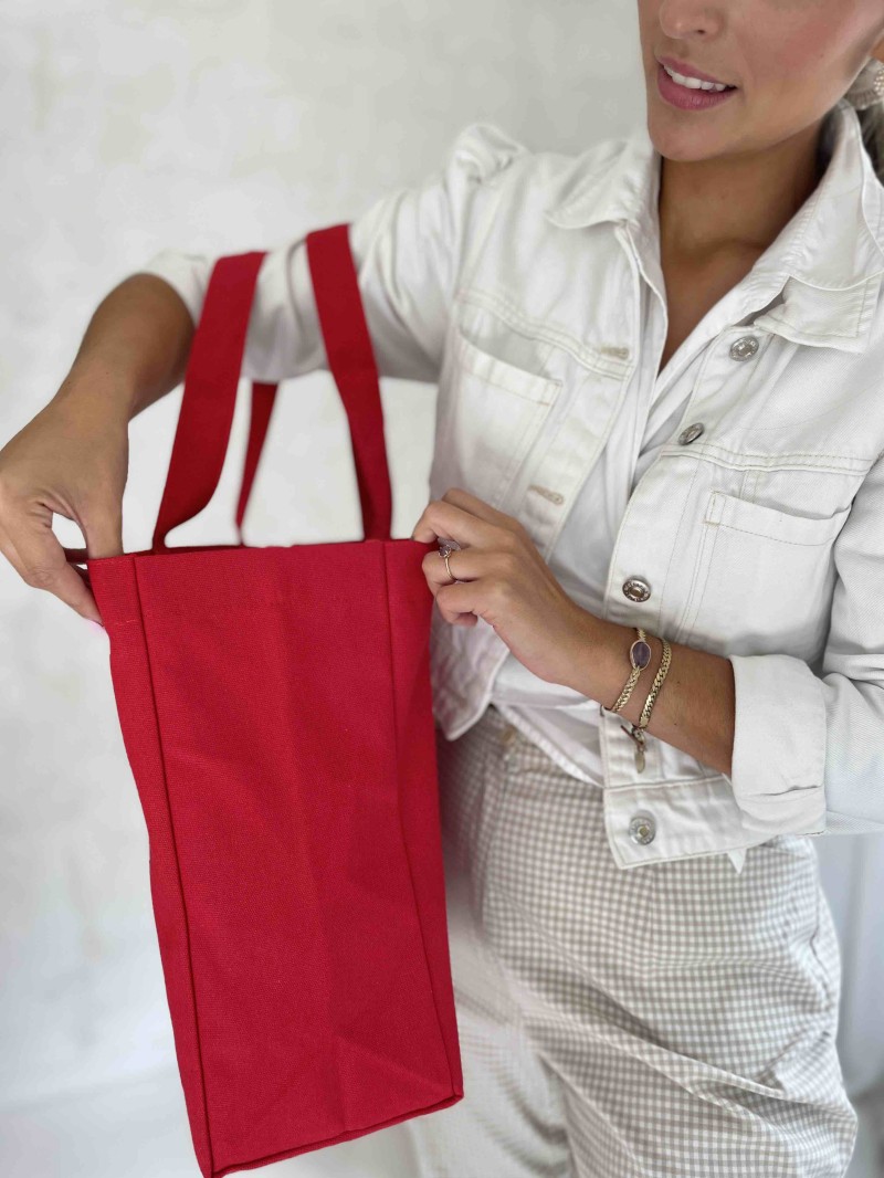 SAC NANCY - ROUGE (43x15x36cm)