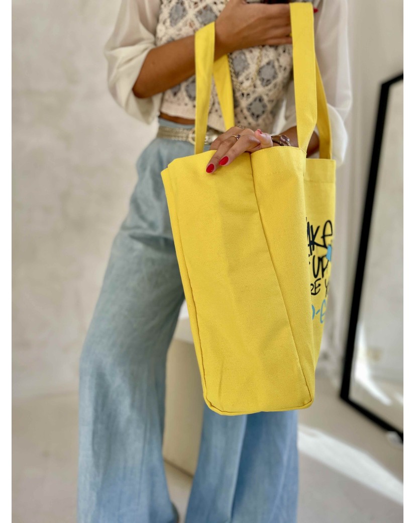 SAC NANCY - JAUNE (43x15x36cm)