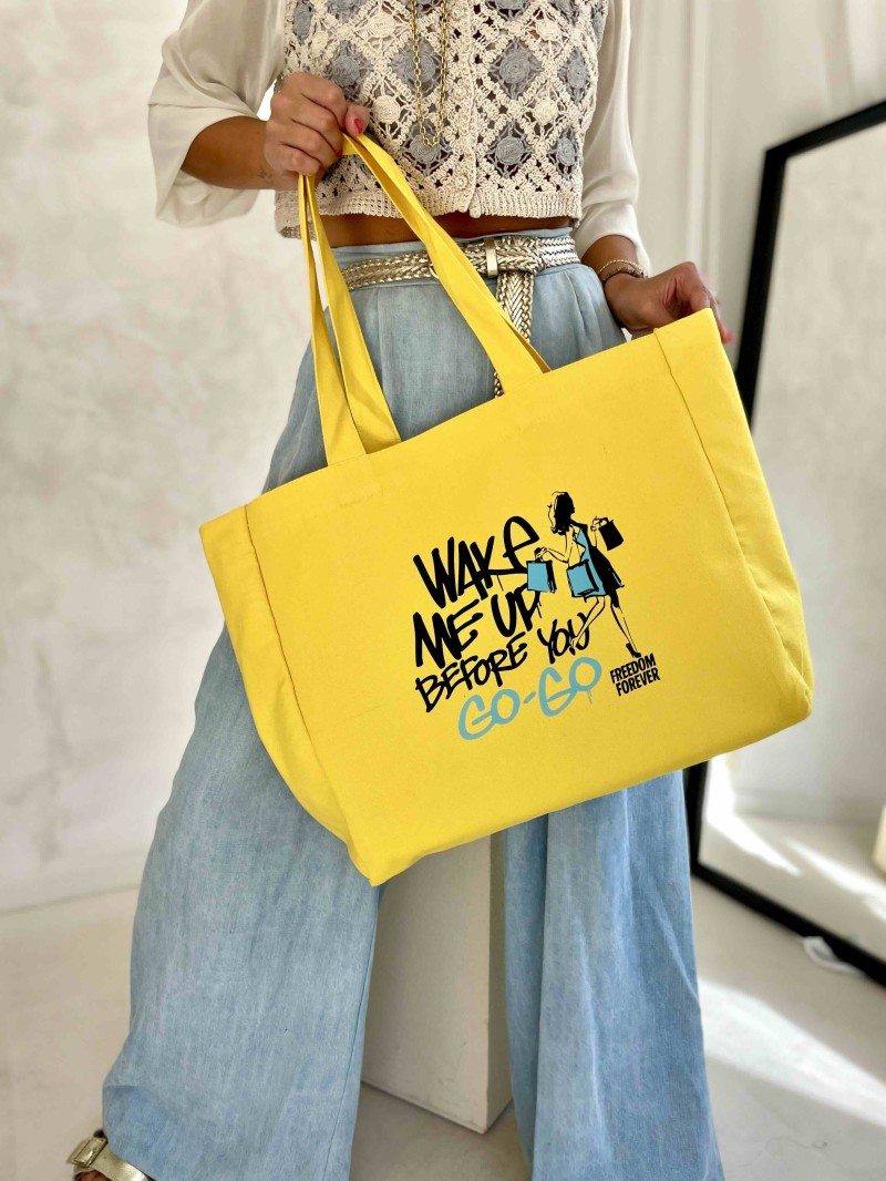 SAC NANCY - JAUNE (43x15x36cm)