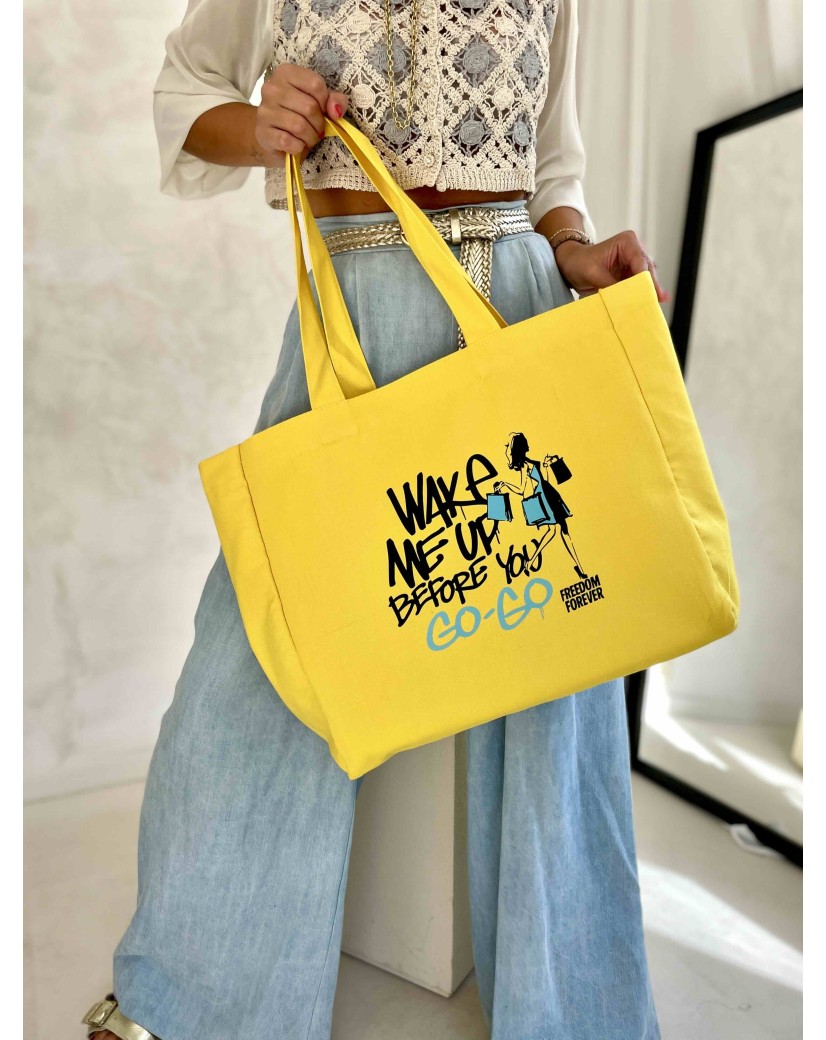 SAC NANCY - JAUNE (43x15x36cm)