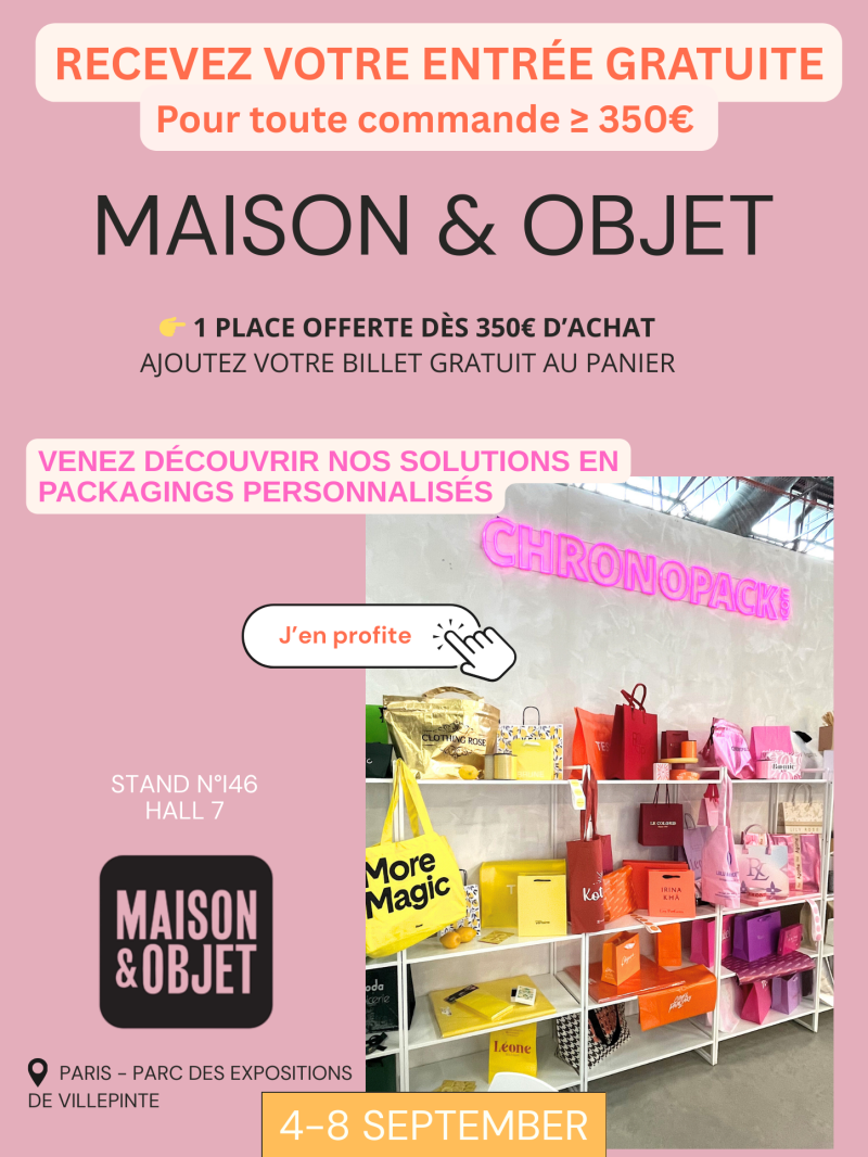 Entrée Maison & Objet - Offerte dès 350€ d'achat
