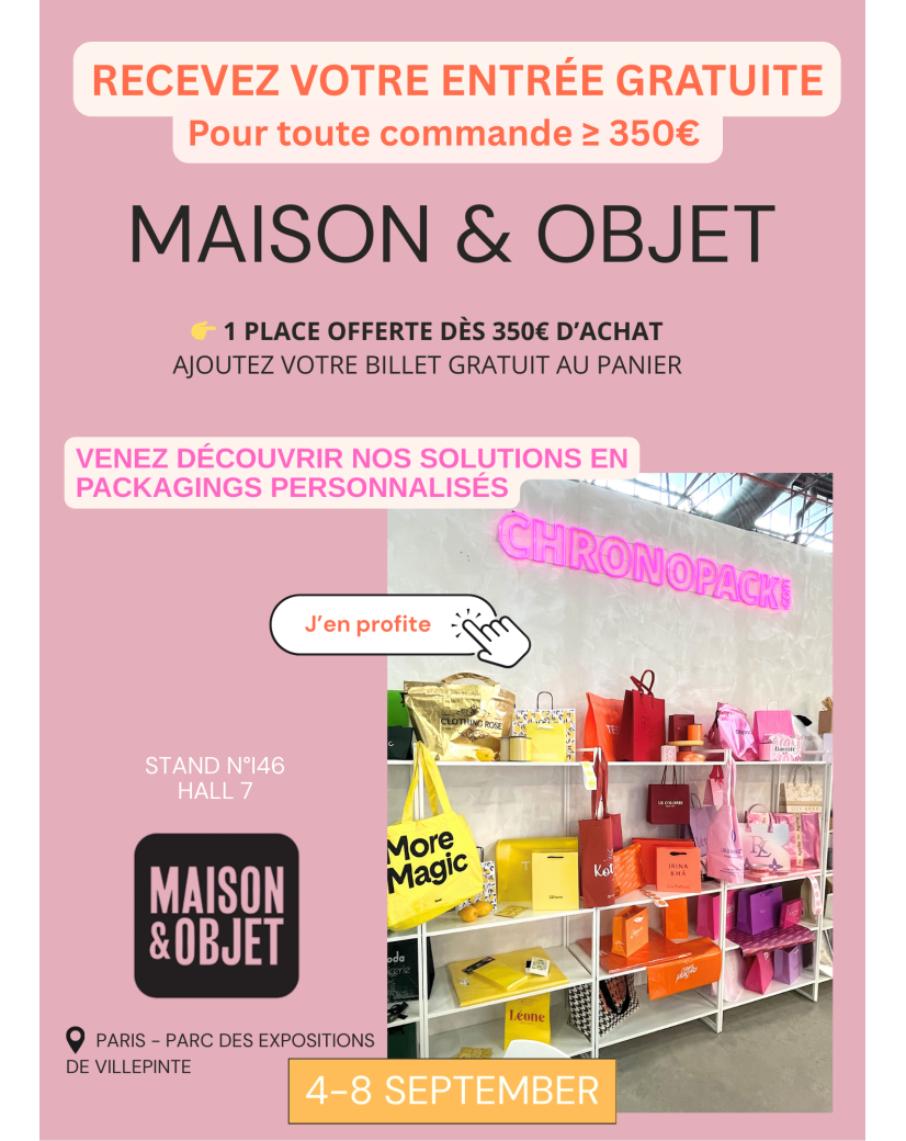 Entrée Maison & Objet - Offerte dès 350€ d'achat