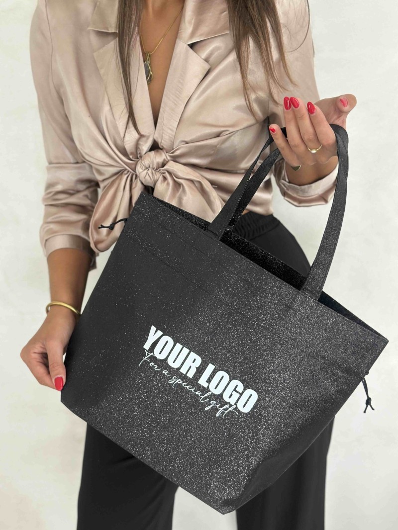 SAC NICE DISCO NOIR - M (40x14x30cm)