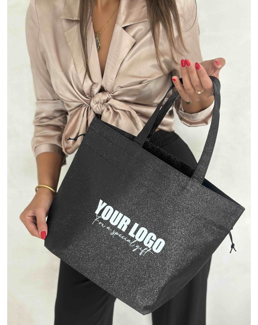 SAC NICE DISCO NOIR - M (40x14x30cm)