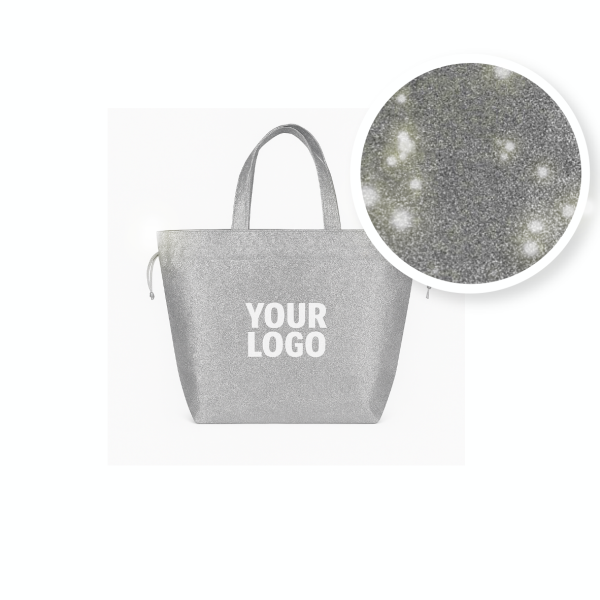 SAC NICE DISCO SILVER - M (40x14x30cm)