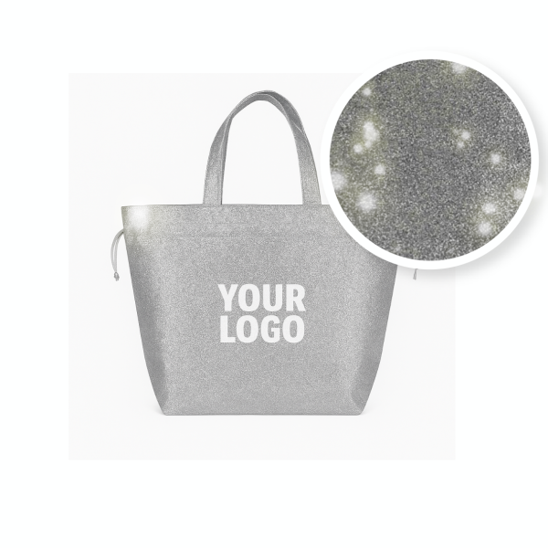 SAC NICE DISCO SILVER - L (58x24x35cm)
