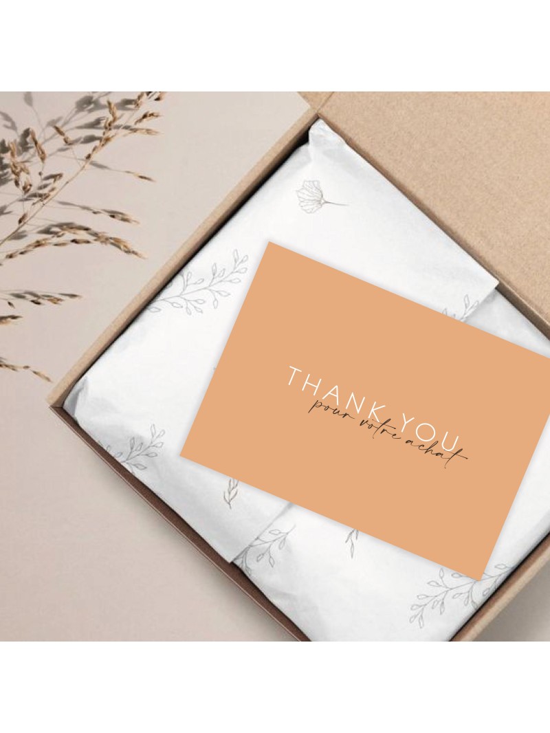 FLORENCE" THANK-YOU CARD 10.5X14.8CM