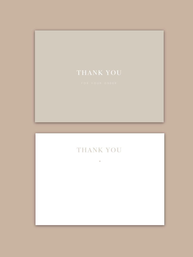 DUBAI" THANK-YOU CARD 10.5X14.8CM