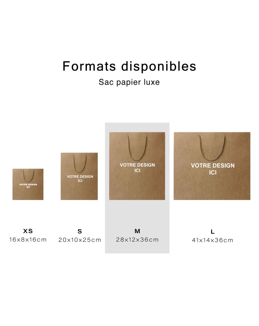 SAC PAPIER LUXE S