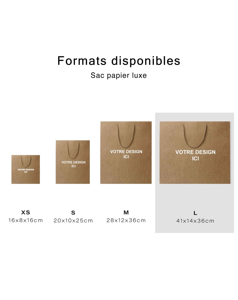 SAC PAPIER LUXE S