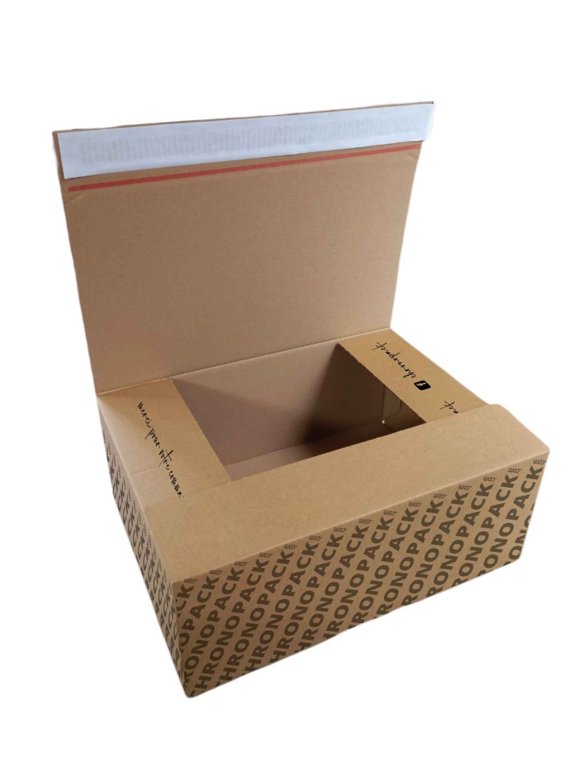 SHIPPING CRATE WITH ADHESIVE STRIP - M