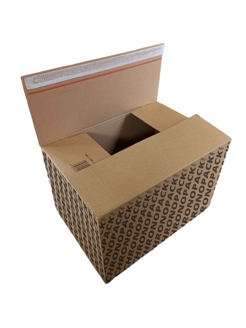 Shipping crate with adhesive closure - XL