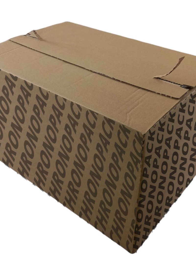 Shipping crate with adhesive closure - XL