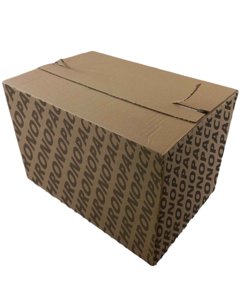 Shipping crate with adhesive closure - XL