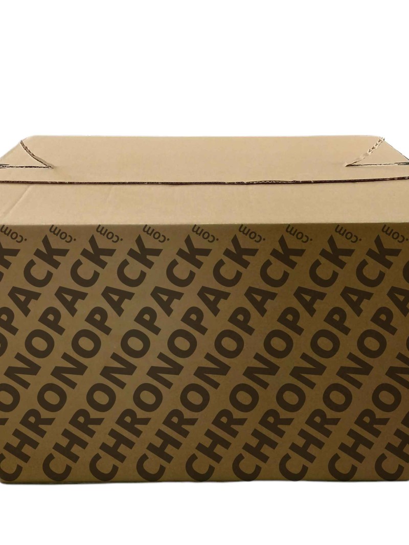 Shipping crate with adhesive closure - XL