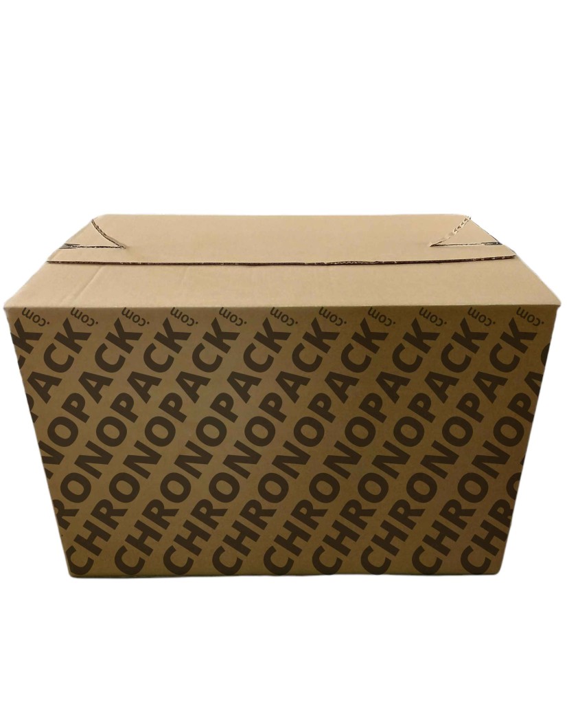 Shipping crate with adhesive closure - XL