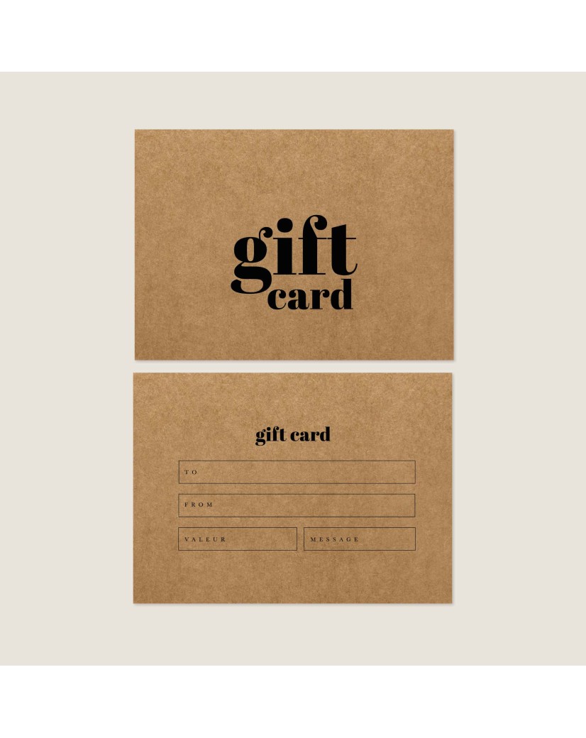 Gåva" gift card