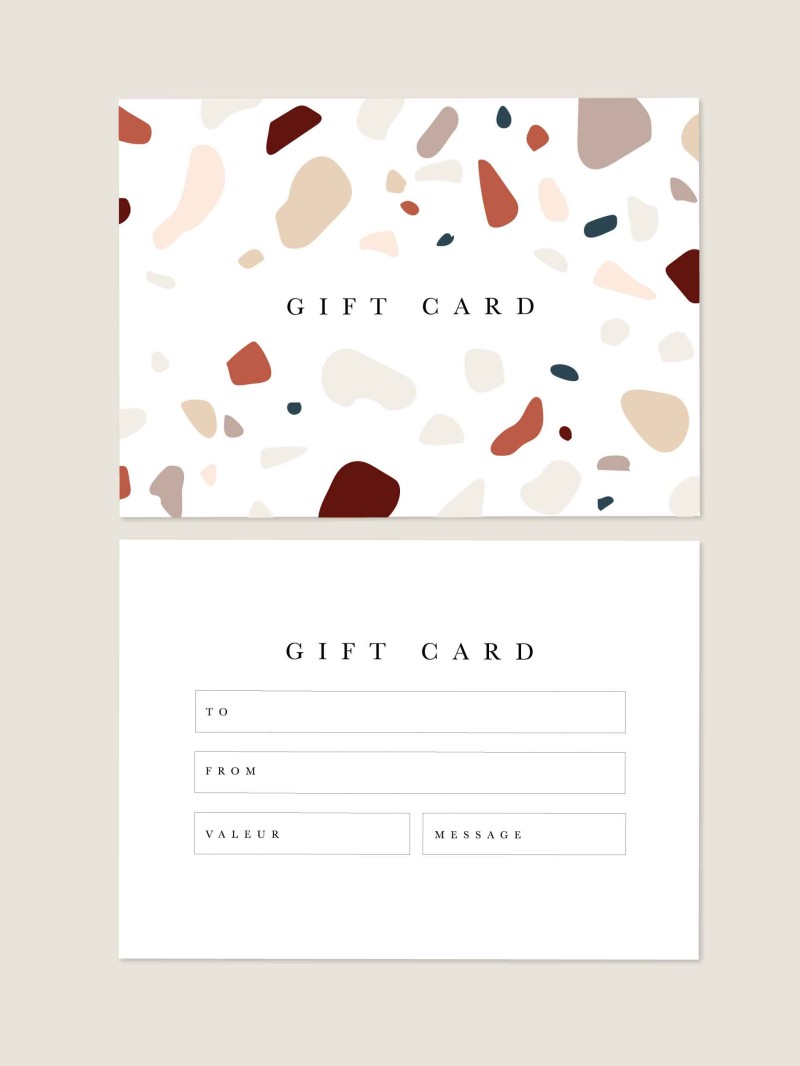 Rigal" gift card