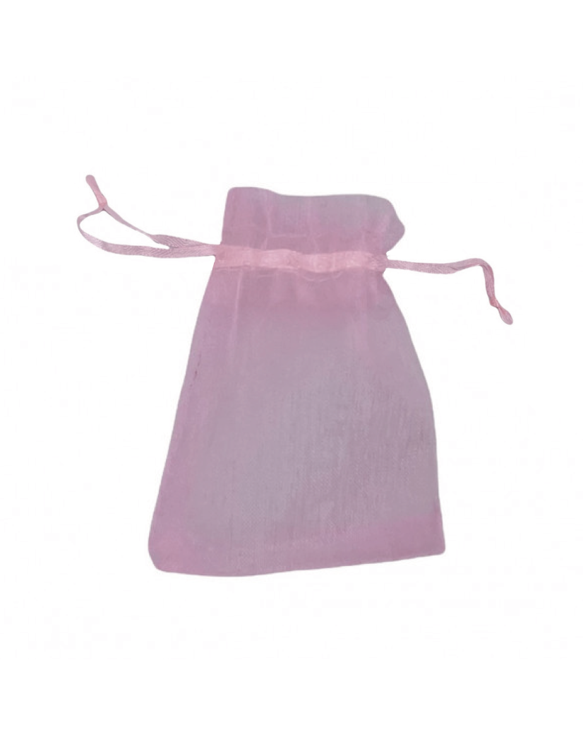 Bolsa de organza - Rosa S