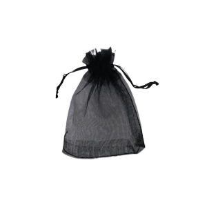 Pochon organza - Noir XS