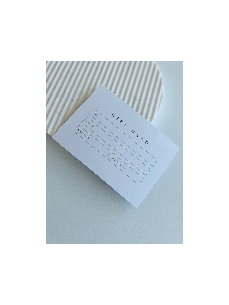 Carte cadeau "Rigal"