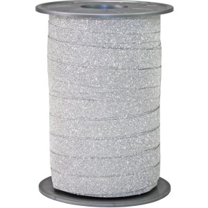 Glitter sierlint - Zilver