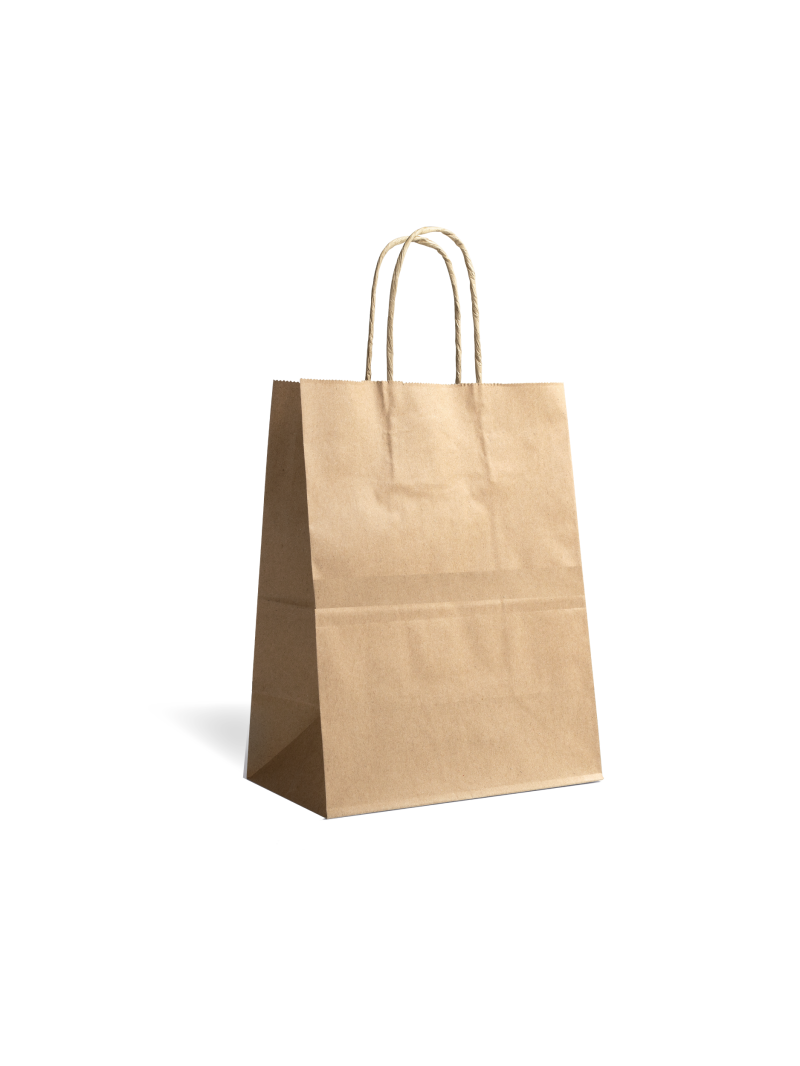 Twisted handle bag - Kraft S without print