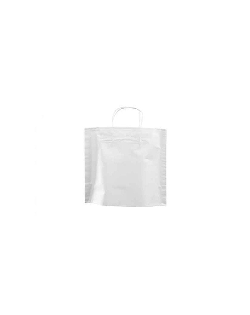 Paper carrier bag - White M unprinted