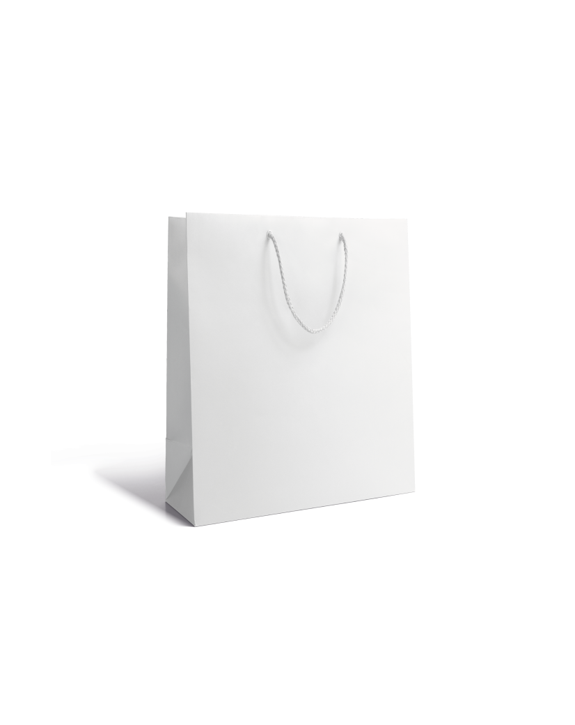 Sac papier Luxe - Blanc S sans impression