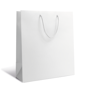 Luxe papieren Tas - Wit M Blanco