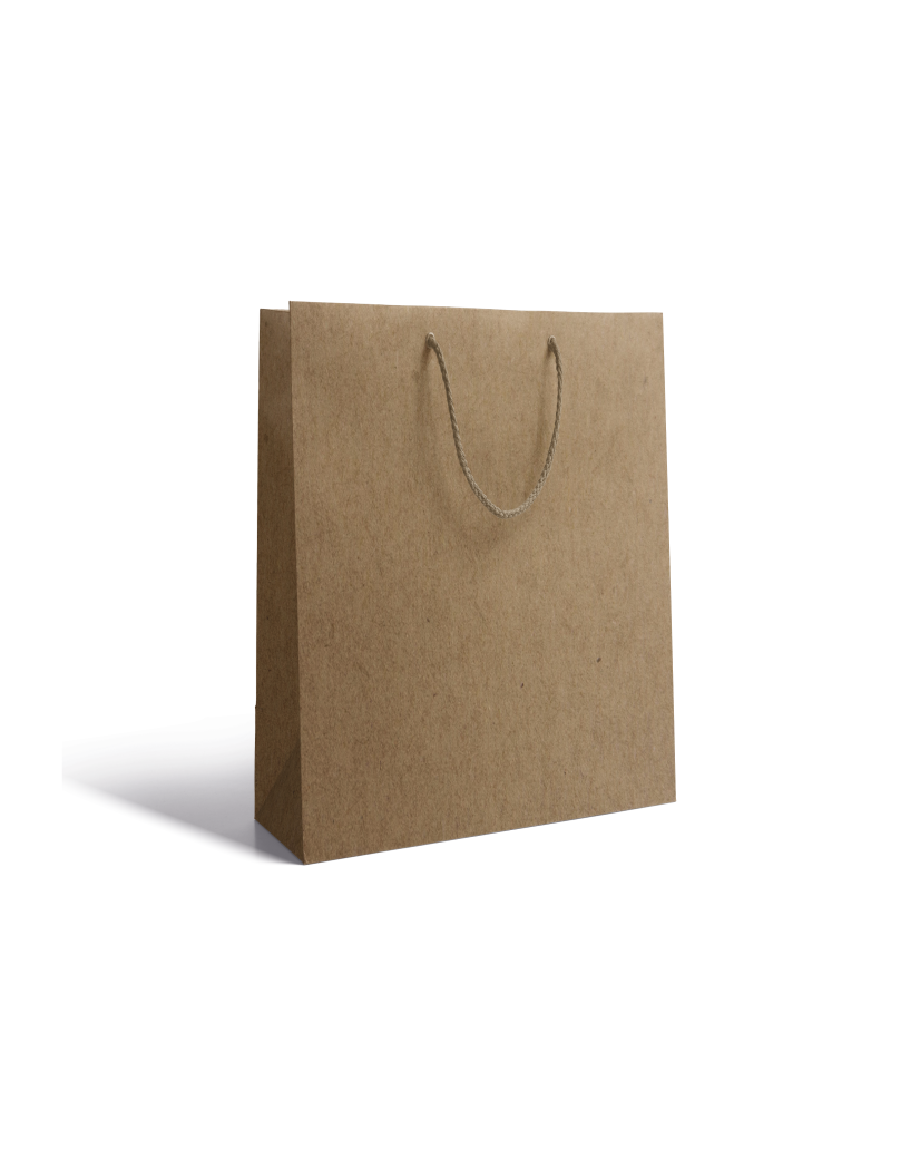 Sac papier Luxe - Kraft S sans impression