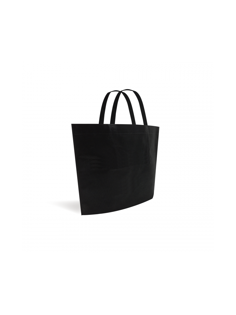 Non-woven bag boat style - Black M without print
