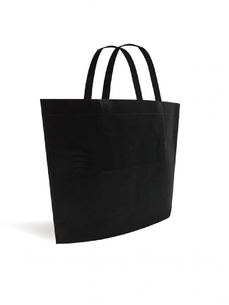 Non-woven bag boat style - Black M without print