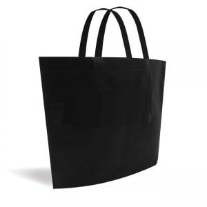 Non Woven Bag model Boot - Zwart L Blanco