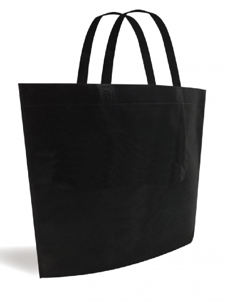 Sac tissu non tissé modèle bateau - Noir L sans impression