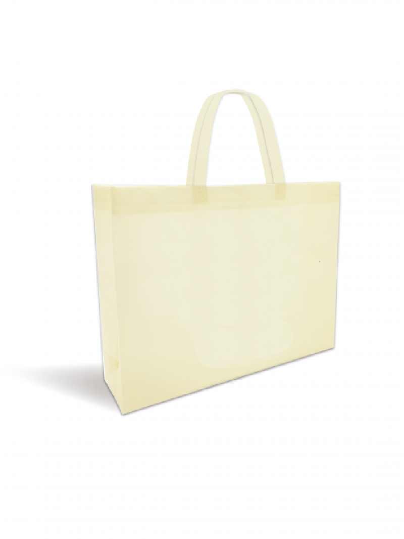 Tasche Vliesstoff - Beige ohne Aufdruck