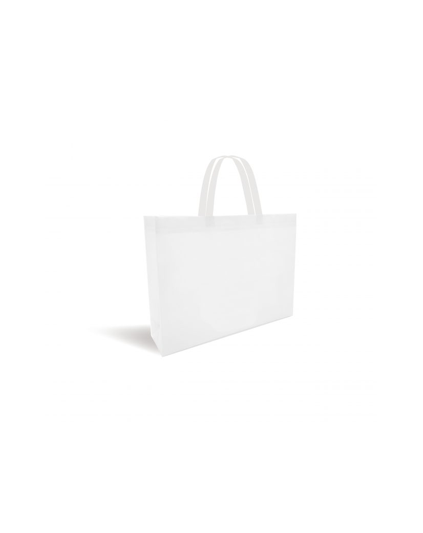 Non-woven fabric bag - White without print