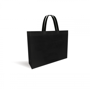 Non woven Bag - Zwart M Blanco