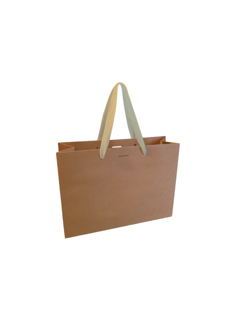 Sac papier Luxe - Kraft S