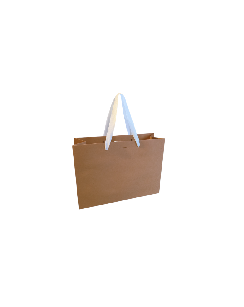 Sac papier Luxe - Kraft S