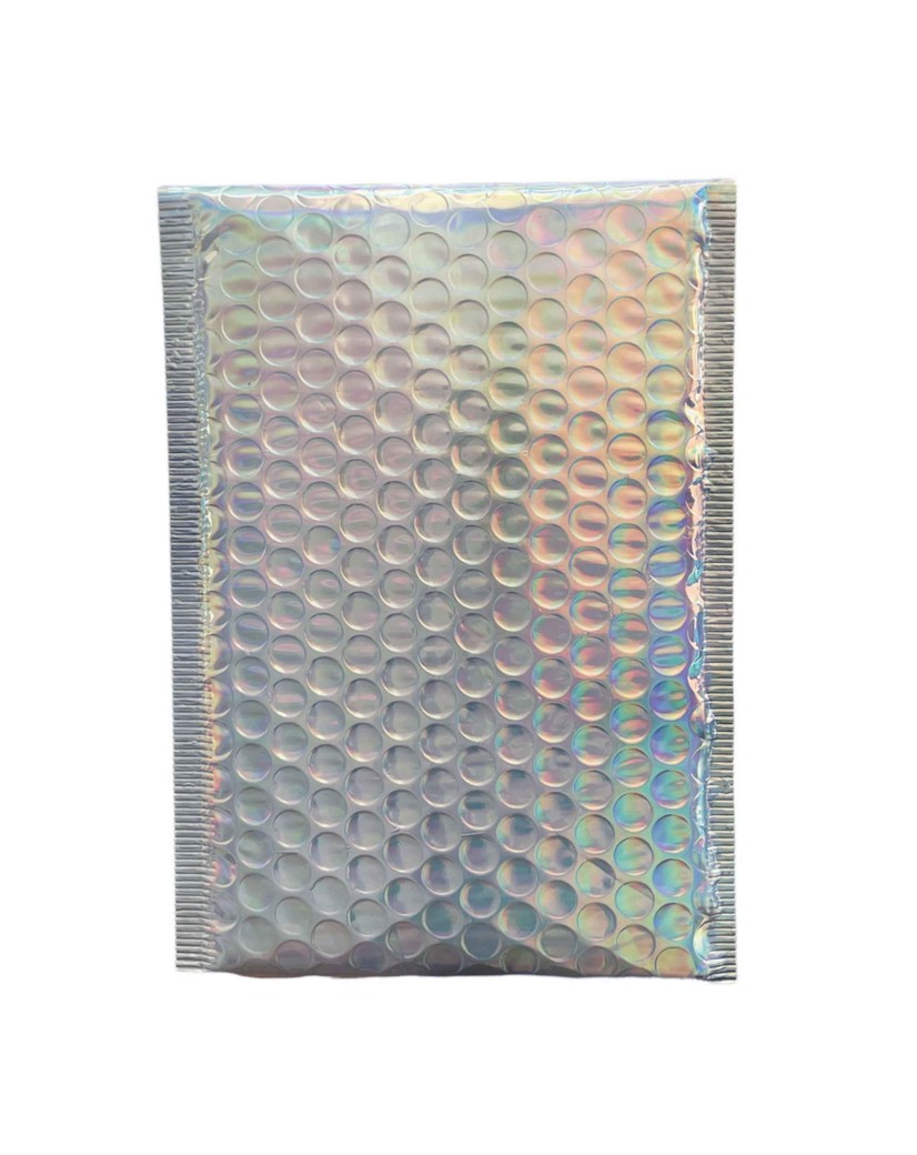 Bubble pouch - Rainbow white S