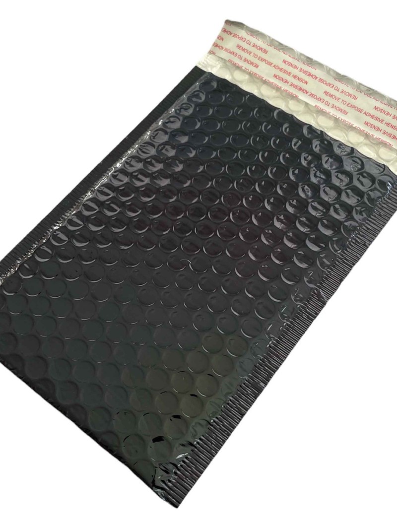 Enveloppes à bulles - Noir Mat - Taille S