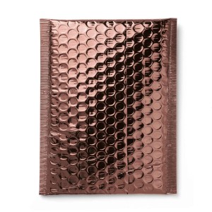 Metallic Bubbel Envelop - Rose Goud L