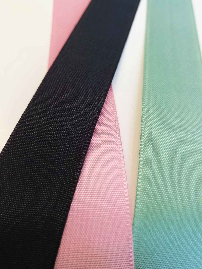 25 mm ribbon - Pink without print