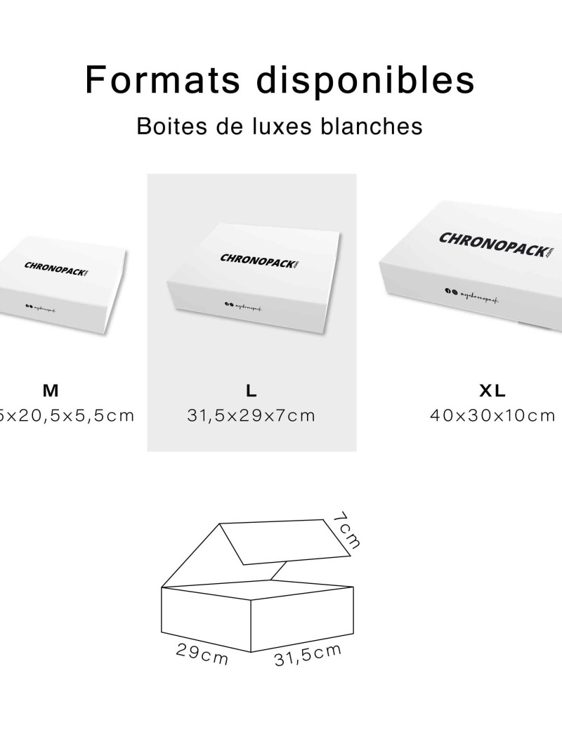 Boîte Luxe - Blanche M