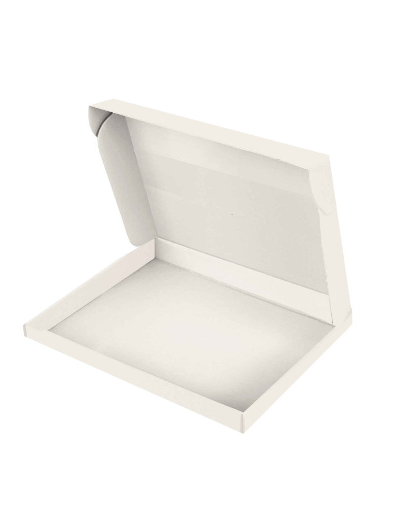 Schachtel - Weißes Kraftpapier XL PLATE