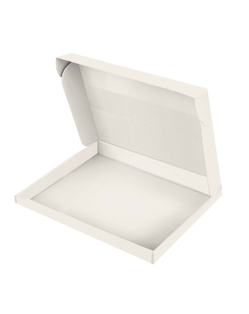Caja - Kraft blanco PLATO XL
